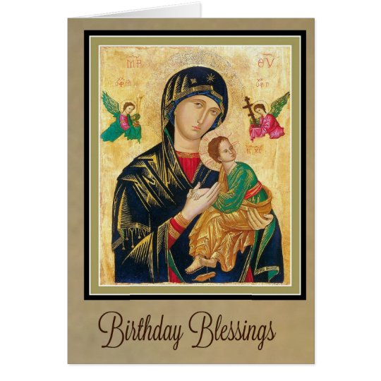 Our Mother of Perpetual Help Birthday Card