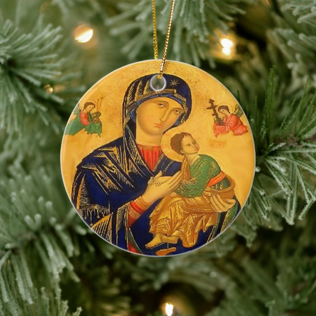 Our Mother of Perpetual Help Ceramic Tree Decoration (Tree)