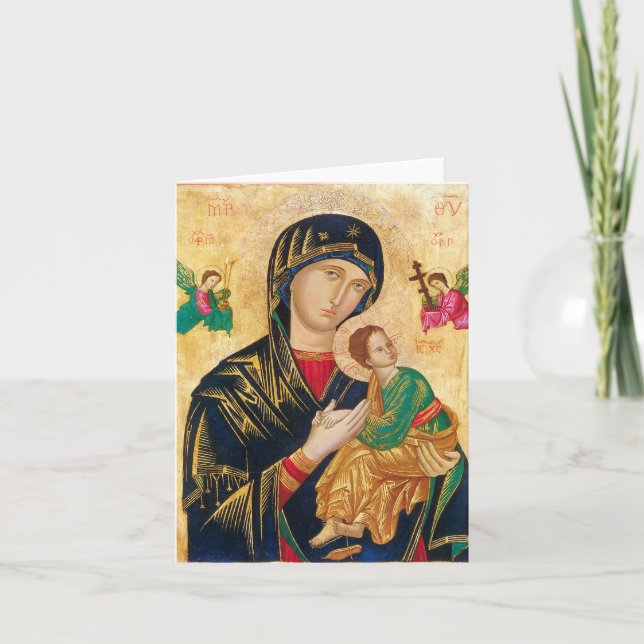 Our Mother of Perpetual Help Note Card w/prayer (Front)