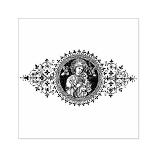 Our Mother of Perpetual Help Rubber Stamp