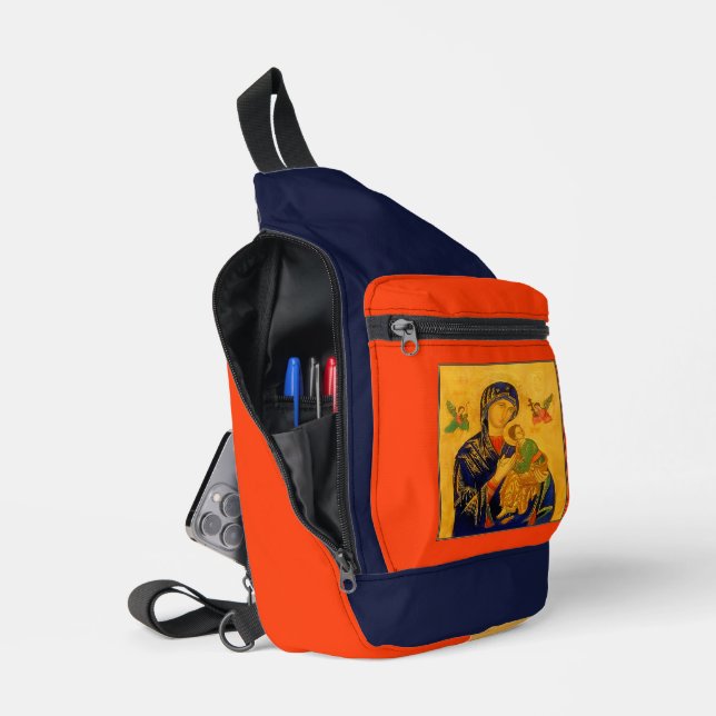 Our Mother of Perpetual Help Sling Bag (Open)