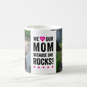 Our Mum Rocks Photo Mug