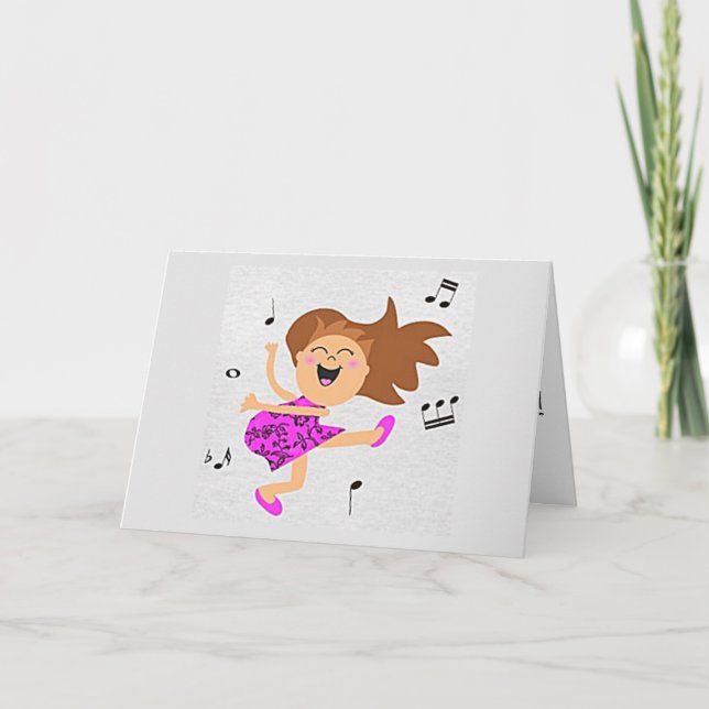 OUR "MUTUAL BIRTHDAY"=HAPPY DANCE FOR ME CARD (Front)