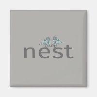 Our Nest Text With Two Birds