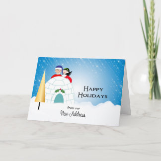 Our New Address Christmas Card