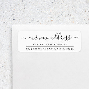 Our New Address Moving Announcement Return Address