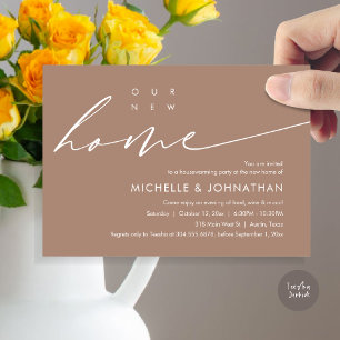 Our New Home, Housewarming Party Celebration Invitation