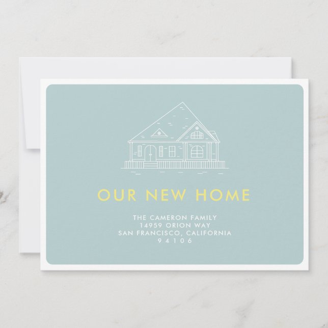 Our New Home Moving Announcemet Invitation (Front)