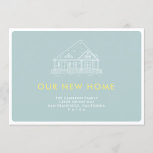 Our New Home Moving Announcemet Invitation