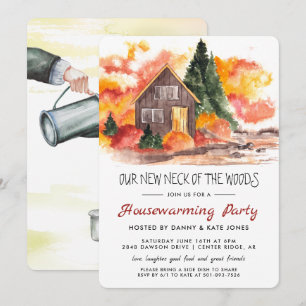 Our New Neck of the Woods Housewarming Party Invitation