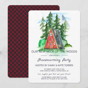 Our New Neck of the Woods Housewarming Party Invitation