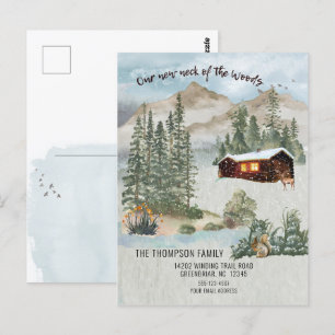 Our New Neck of the Woods Mountains Moving    Postcard