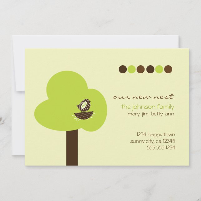 Our New Nest Announcement (Front)