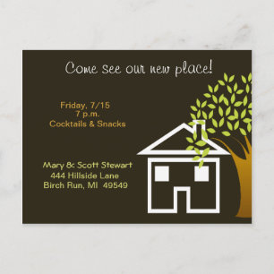 Our New Place Invitation Postcard