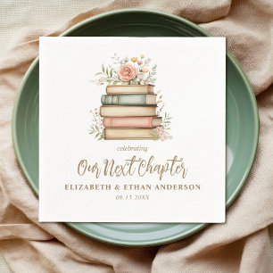 Our Next Chapter Storybook Baby Shower Party Napkin