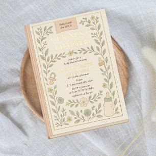 Our Next Chapter Storybook Novel Baby Shower