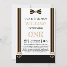 Our Notorious Little Man First Birthday Party