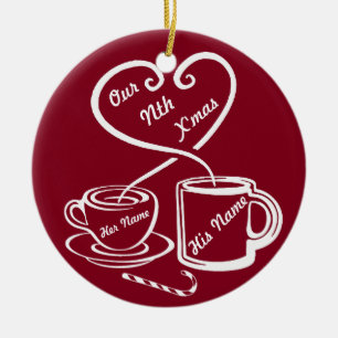 Our Nth Christmas Ceramic Tree Decoration