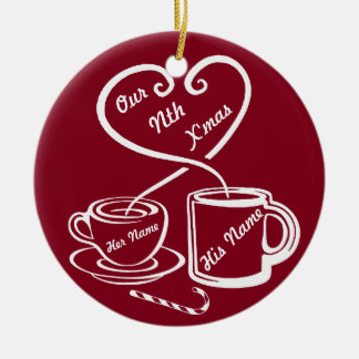 Our Nth Christmas Ceramic Tree Decoration