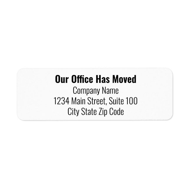 Our Office Has Moved Business Moving Announcement (Front)