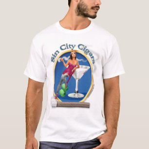 Our Original Sin City Martini Girl Logo T-Shirt