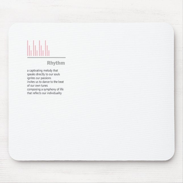 our own rhythm mouse mat (Front)