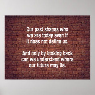 Our past quote poster