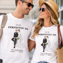 Our Perfectly Us - Modern Bride & Groom Matching