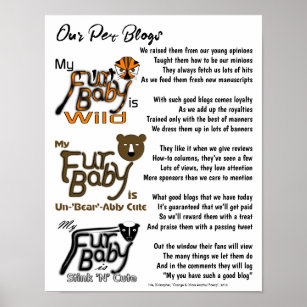 Our Pet Blogs Poster