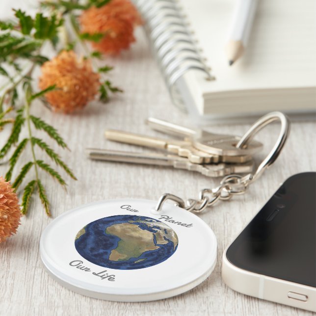 Our Planet  Keychain (Front Right)