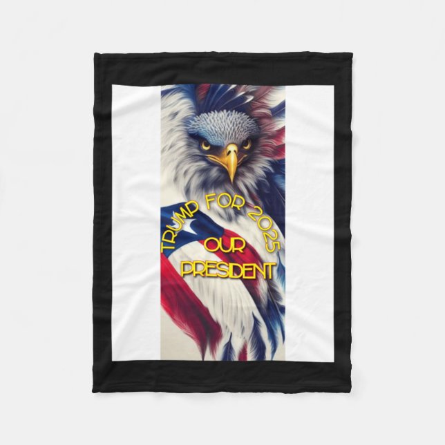 Our President 1  Fleece Blanket (Front)