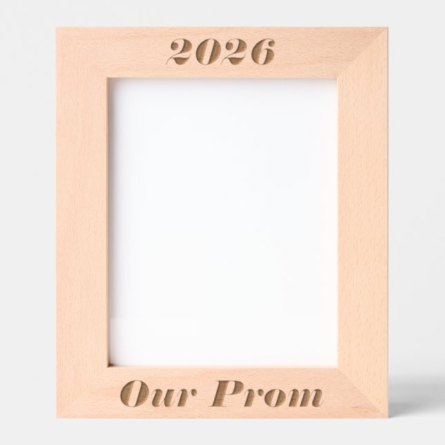 Our Prom 2026 Etched Frames (Front)