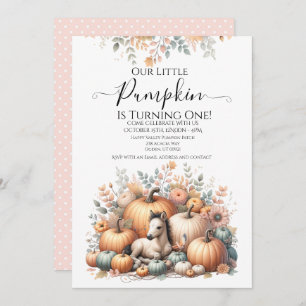Our Pumpkin  Invitation