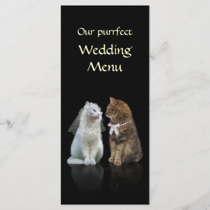 Our Purrfect Wedding Menu