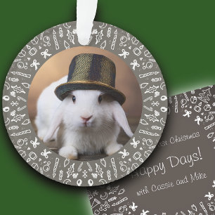 Our Rabbit's First Christmas  Ornament