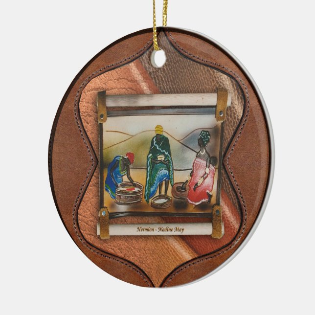 Our rainbow nation ceramic tree decoration (Left)