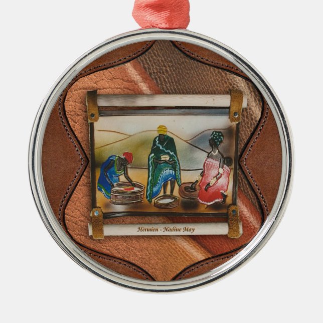 Our rainbow nation metal tree decoration (Front)