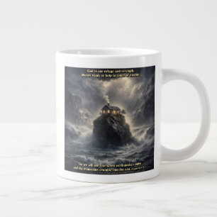 Our refuge & strength large coffee mug