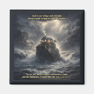 Our refuge & strength magnet