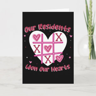 Our Residents Won Our Hearts Valentine Cute Heart Card
