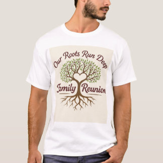Our Roots Run Deep - Tree of Life Family Reunion T-Shirt