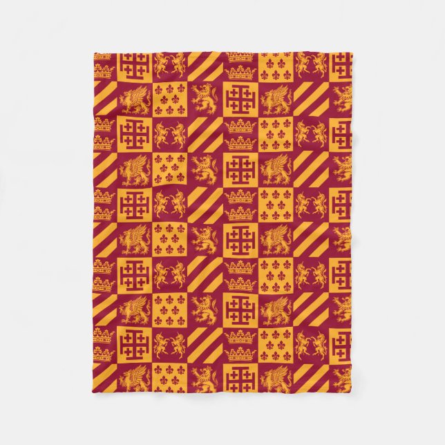 Our Royal Family Fleece Blanket (Front)