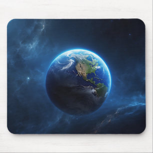 Our Sapphire Home in Space Mouse Mat