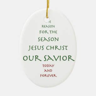 Our Saviour Tree Ceramic Tree Decoration