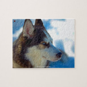 Our Siberian Huskey Our Family Pet Jigsaw Puzzle