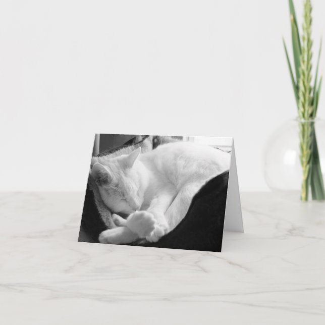 Our Sleeping Baby Card (Front)