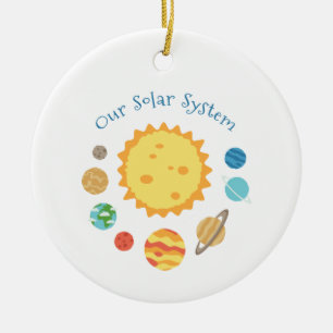 Our Solar System Ceramic Tree Decoration