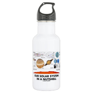 Our Solar System In A Nutshell 532 Ml Water Bottle