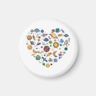 Our Solar System planet, Science Education Space k Magnet