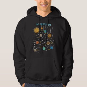 Our Solar System, Science Education, Men, Women, K Hoodie